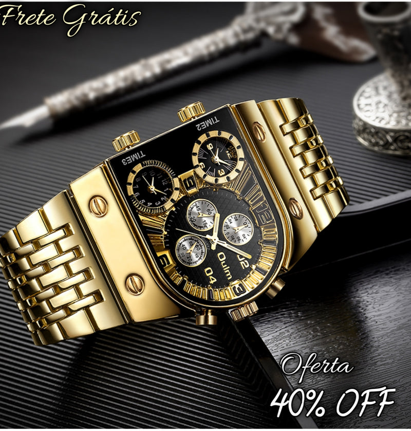 Relógio Masculino Golden Premium - Alishop