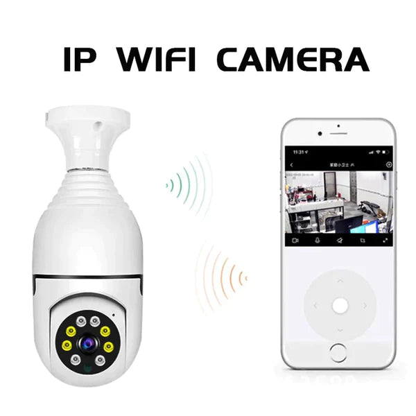 Câmera de Segurança Rotativa Wifi SecurityMax 360º - Alishop