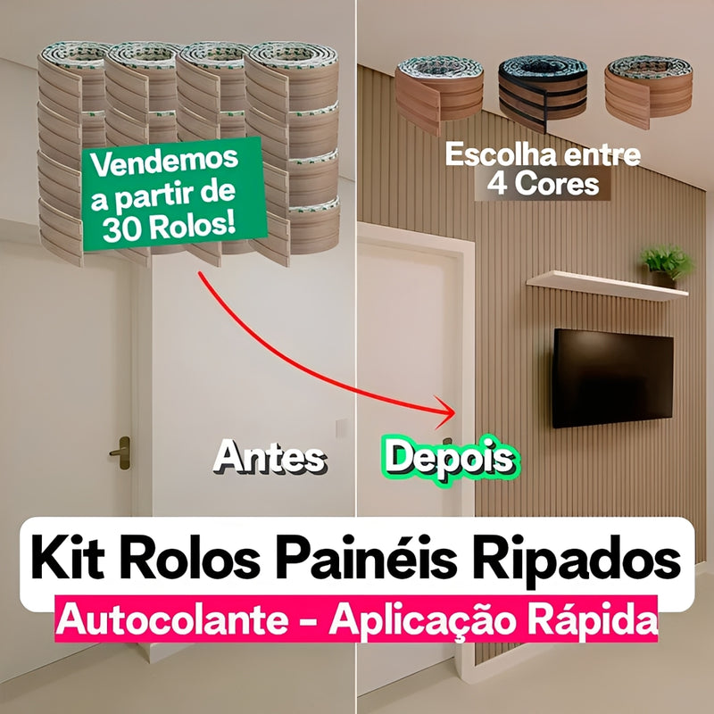 Kit de Ripado Autocolante 3M Linha Madeto | DIY