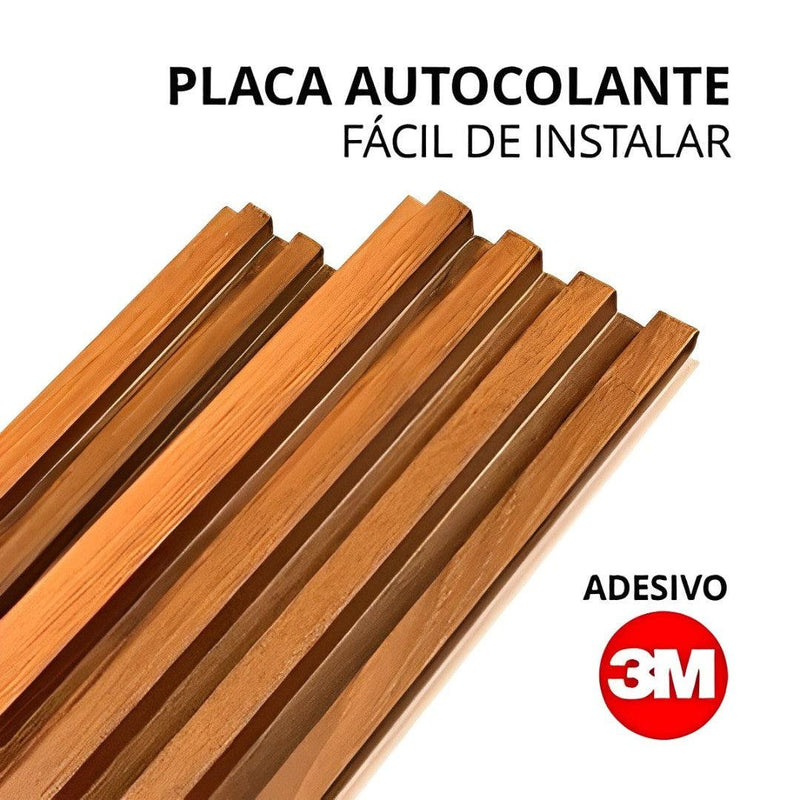 Kit de Painel Ripado Autocolante 3M - Alishop