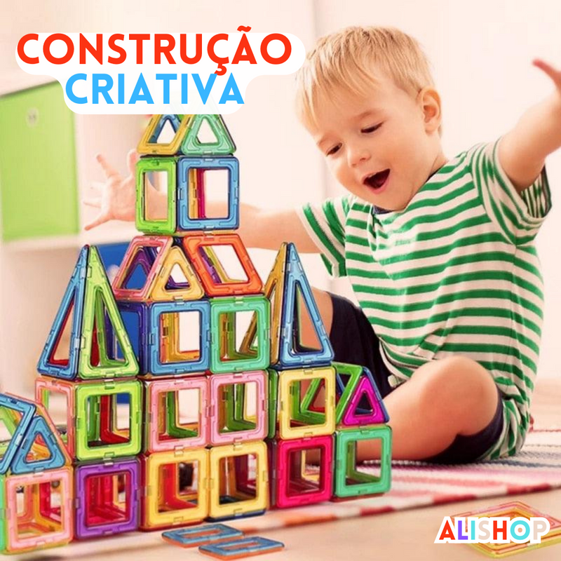 Blocos de construção magnéticos - Alishop