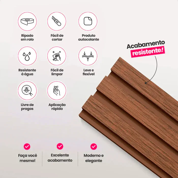 Kit de Ripado Autocolante 3M Linha Madeto | DIY