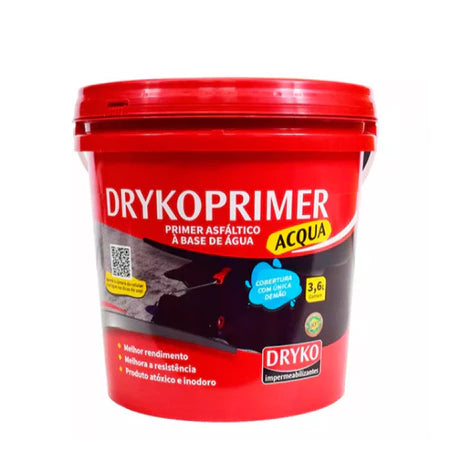 Super Cola Primer 3,6L Para Mantas E Fitas Multiuso - DrykoPrimer