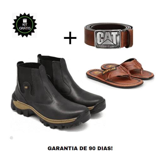 KIT Botina Caterpillar em Couro Original - Alishop