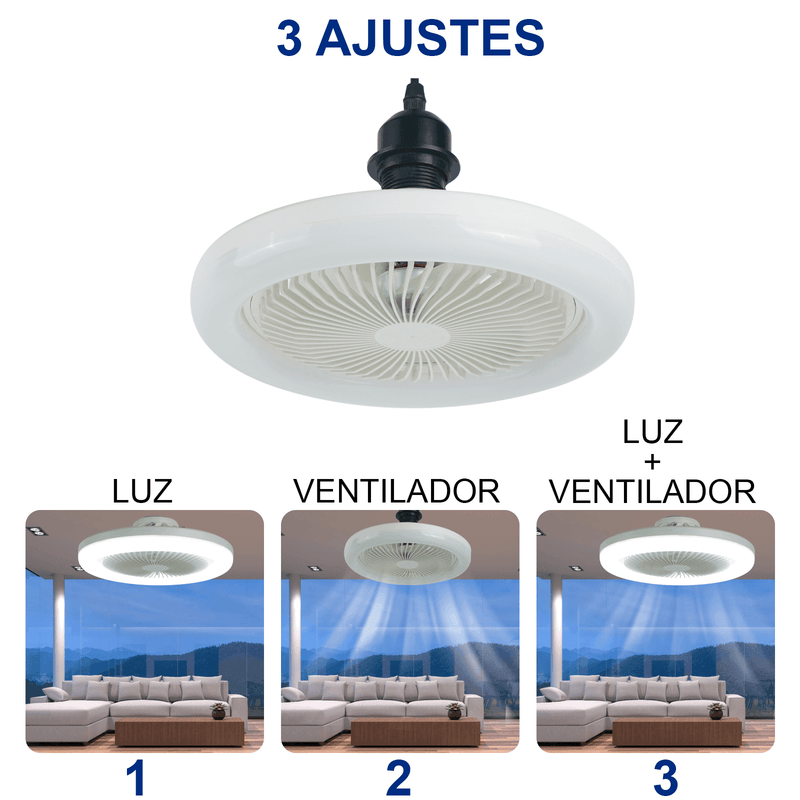 Luminária LED com Ventilador | FanMaster® - Alishop